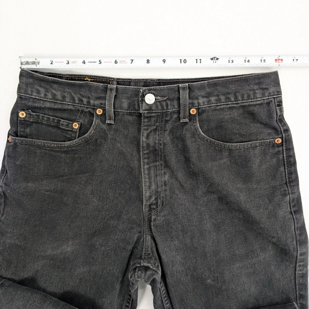Vintage Levi's 550 Relaxed Fit Jeans Black Made USA W33 L32